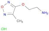 2-((4-Methyl-1,2,5-oxadiazol-3-yl)oxy)ethanamine hydrochloride