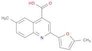 6-Methyl-2-(5-methyl-2-furyl)quinoline-4-carboxylic acid