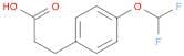3-[4-(Difluoromethoxy)phenyl]propionic acid