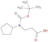 3-((tert-Butoxycarbonyl)(cyclopentyl)amino)propanoic acid