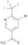 1-[5-bromo-6-(trifluoromethyl)pyridin-3-yl]ethan-1-one