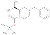 tert-Butyl (2S)-4-benzyl-2-isopropyl-piperazine-1-carboxylate