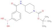 (3-((1-(tert-butoxycarbonyl)piperidin-4-yl)carbamoyl)phenyl)boronic acid