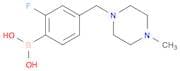 (2-fluoro-4-((4-methylpiperazin-1-yl)methyl)phenyl)boronic acid