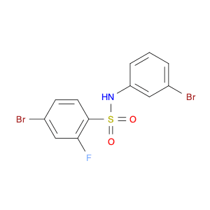 4-bromo-N-(3-bromophenyl)-2-fluorobenzenesulfonamide