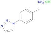 (4-(1H-1,2,3-TRIAZOL-1-YL)PHENYL)METHANAMINE HCL