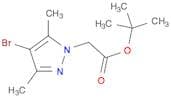 1H-Pyrazole-1-acetic acid, 4-bromo-3,5-dimethyl-,1,1-dimethylethyl ester