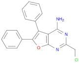 2-(chloromethyl)-5,6-diphenylfuro[2,3-d]pyrimidin-4-amine