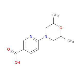 6-(2,6-dimethylmorpholin-4-yl)pyridine-3-carboxylic acid
