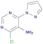 4-Chloro-6-(1H-pyrazol-1-yl)pyrimidin-5-amine