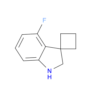 4'-fluoro-1',2'-dihydrospiro[cyclobutane-1,3'-indole]