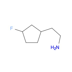 2-(3-fluorocyclopentyl)ethan-1-amine