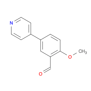 2-Methoxy-5-(pyridin-4-yl)benzaldehyde