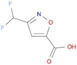 3-(difluoromethyl)-1,2-oxazole-5-carboxylic acid