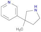 3-(3-methylpyrrolidin-3-yl)pyridine