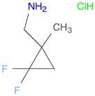 1-(2,2-Difluoro-1-methylcyclopropyl)methanamine Hydrochloride