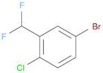 4-BROMO-1-CHLORO-2-(DIFLUOROMETHYL)BENZENE