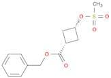benzyl rac-(1s,3s)-3-(methanesulfonyloxy)cyclobutane-1-carboxylate, cis