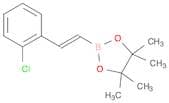 2-[(E)-2-(2-chlorophenyl)ethenyl]-4,4,5,5-tetramethyl-1,3,2-dioxaborolane, E