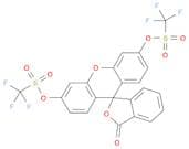 3-oxo-3H-spiro[isobenzofuran-1,9'-xanthene]-3',6'-diyl bis(trifluoromethanesulfonate)