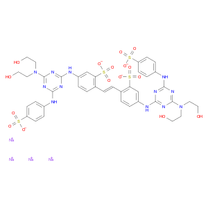 Benzenesulfonic acid,2,2'-(1,2-ethenediyl)bis[5-[[4-[bis(2-hydroxyethyl)amino]-6-[(4-sulfophenyl)a…