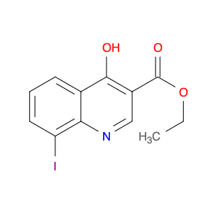 3-Quinolinecarboxylic acid, 4-hydroxy-8-iodo-,ethyl ester
