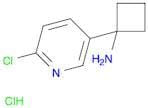 1-(6-chloropyridin-3-yl)cyclobutan-1-amine hydrochloride