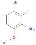 3-BROMO-2-FLUORO-6-METHOXYANILINE