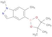 1,6-dimethyl-5-(4,4,5,5-tetramethyl-1,3,2-dioxaborolan-2-yl)-1H-indazole