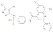 N-(4-(N-(3,4-Dimethylisoxazol-5-yl)sulfamoyl)phenyl)-6,8-dimethyl-2-(pyridin-2-yl)quinoline-4-carb…