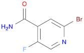 2-Bromo-5-fluoroisonicotinamide