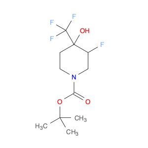 tert-butyl 3-fluoro-4-hydroxy-4-(trifluoromethyl)piperidine-1-carboxylate