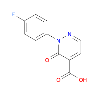 2-(4-FLUOROPHENYL)-3-OXO-2,3-DIHYDROPYRIDAZINE-4-CARBOXYLIC ACID