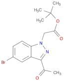tert-butyl 2-(3-acetyl-5-bromo-indazol-1-yl)acetate