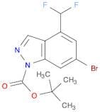 tert-butyl 6-bromo-4-(difluoromethyl)-1H-indazole-1-carboxylate