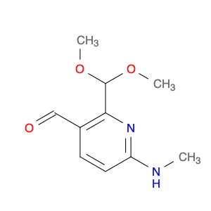 2-(dimethoxymethyl)-6-(methylamino)pyridine-3-carbaldehyde