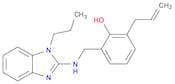2-Allyl-6-(((1-propyl-1H-benzo[d]imidazol-2-yl)amino)methyl)phenol
