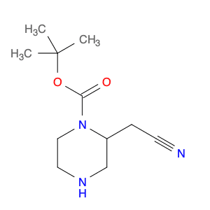 tert-Butyl 2-(cyanomethyl)piperazine-1-carboxylate