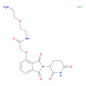 N-(2-(2-Aminoethoxy)ethyl)-2-((2-(2,6-dioxopiperidin-3-yl)-1,3-dioxoisoindolin-4-yl)oxy)acetamide …