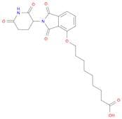9-[[2-(2,6-Dioxo-3-piperidinyl)-2,3-dihydro-1,3-dioxo-1H-isoindol-4-yl]oxy]nonanoic acid
