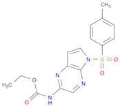 Carbamic acid, N-[5-[(4-methylphenyl)sulfonyl]-5H-pyrrolo[2,3-b]pyrazin-2-yl]-, ethyl ester
