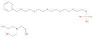 2,5,8,11,14-Pentaoxahexadecan-16-ol, 1-phenyl-, dihydrogen phosphate, compd. with 2,2′,2′′-nitrilo…