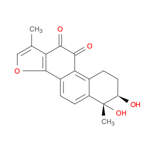 Phenanthro[1,2-b]furan-10,11-dione, 6,7,8,9-tetrahydro-6,7-dihydroxy-1,6-dimethyl-, (6R,7R)-(-)-