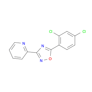 Pyridine, 2-[5-(2,4-dichlorophenyl)-1,2,4-oxadiazol-3-yl]-