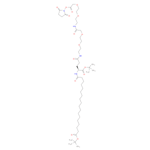 (S)-21,39-Di-tert-butyl 1-(2,5-dioxopyrrolidin-1-yl) 9,18,23-trioxo-2,5,11,14-tetraoxa-8,17,22-tri…