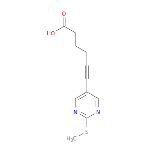 6-(2-(Methylthio)pyrimidin-5-yl)hex-5-ynoic acid