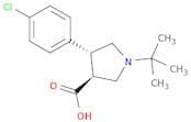(3S,4R)-1-tert-Butyl-4-(4-chlorophenyl)pyrrolidine-3-carboxylic acid