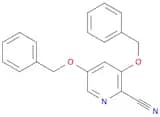 2-Pyridinecarbonitrile, 3,5-bis(phenylmethoxy)-