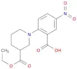 3-Piperidinecarboxylic acid, 1-(2-carboxy-4-nitrophenyl)-, 3-ethyl ester
