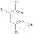 Pyridine, 3,5-dibromo-2-chloro-6-methyl-